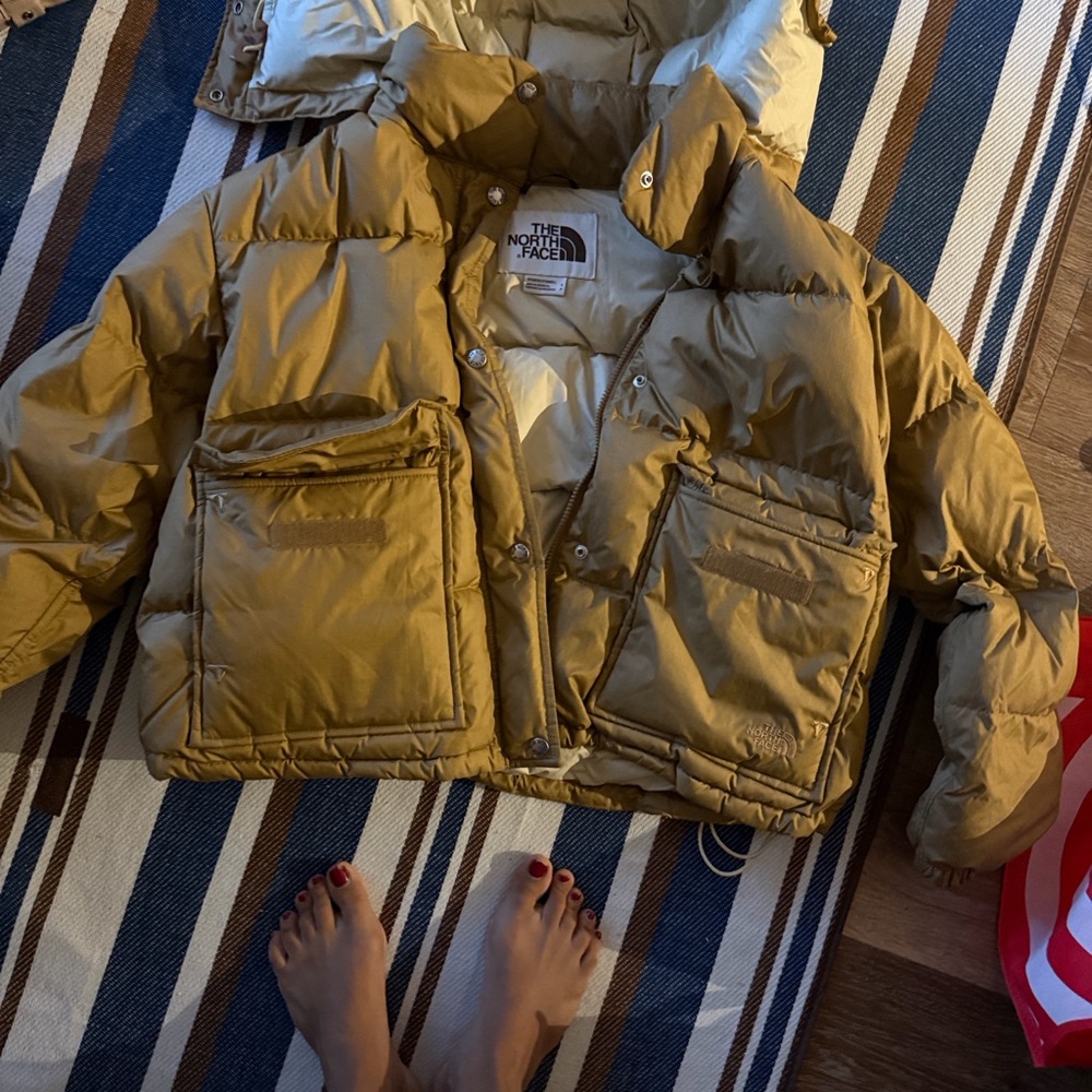 The North Face women’s  Brown Puffer Jacket